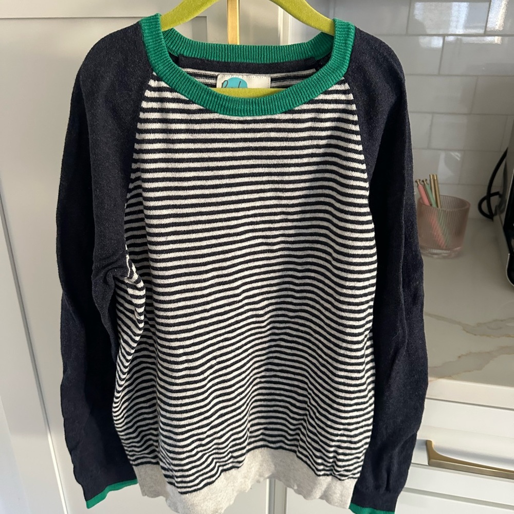MINI BODEN Reagan Cotton/Cashmere Knit Sweater - Sz 11-12 (152) EUC